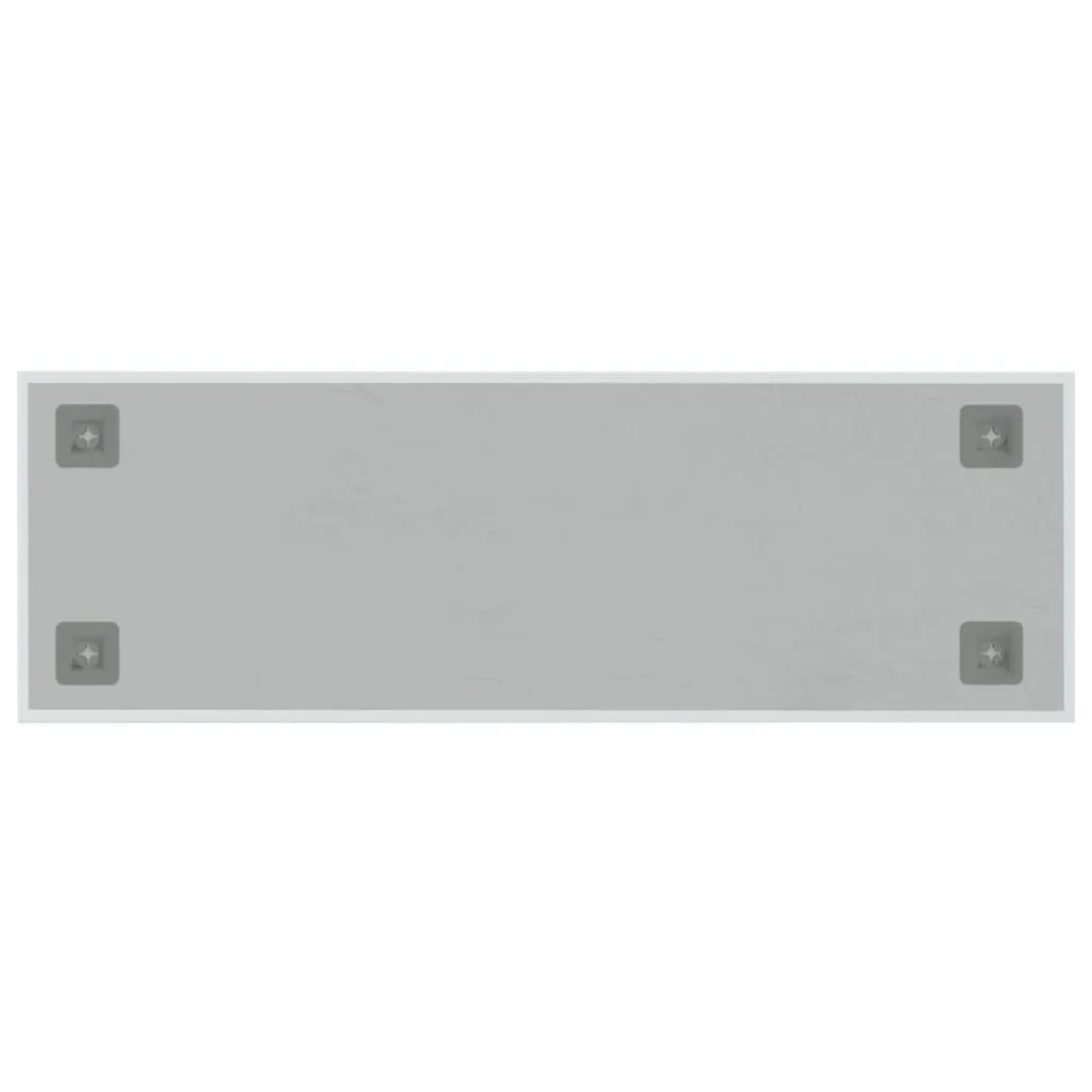 HOMMIE - Magnettafeln & Whiteboards - Magnettafel Wandmontage Weiß 60x20 cm Hartglas 347961